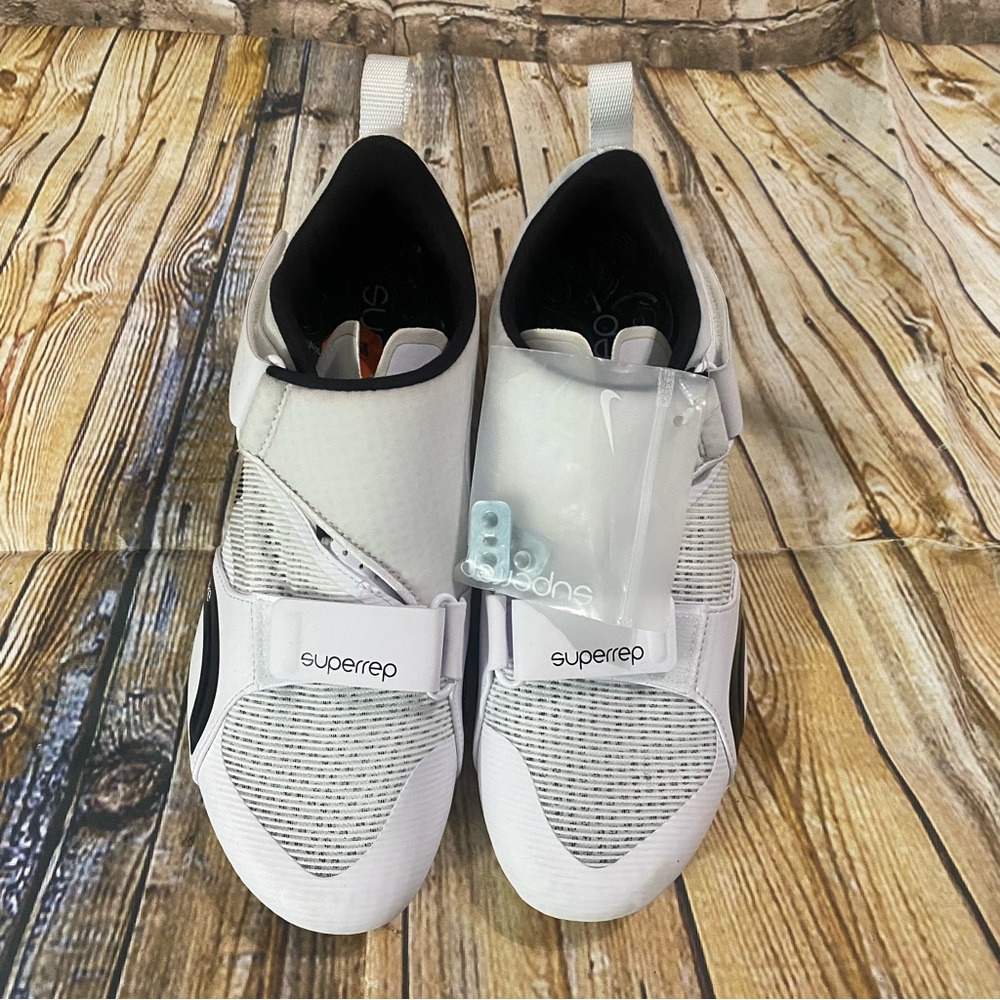 Nike Superrep Indoor Cycling Cleats White/Black (Clea… Gem